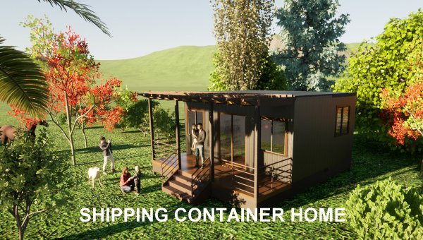 2 Bedroom Container Home: 1200 Combination